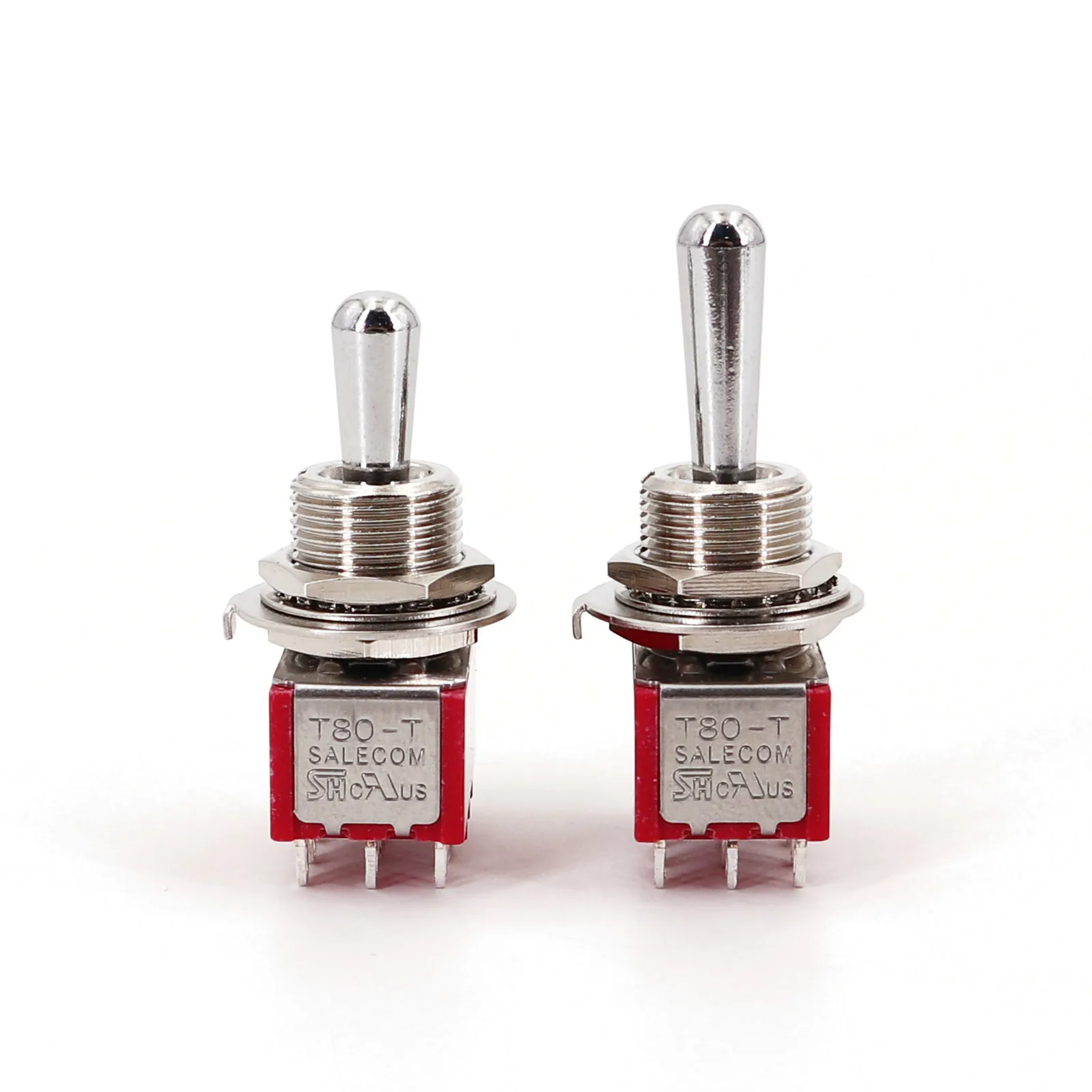 Salecom T845-Z/Z1 12-Pin ON-ON-ON 4PDT 15/32 IN. Bushing Panel Mount Mini Toggle Switch 5A/125VAC
