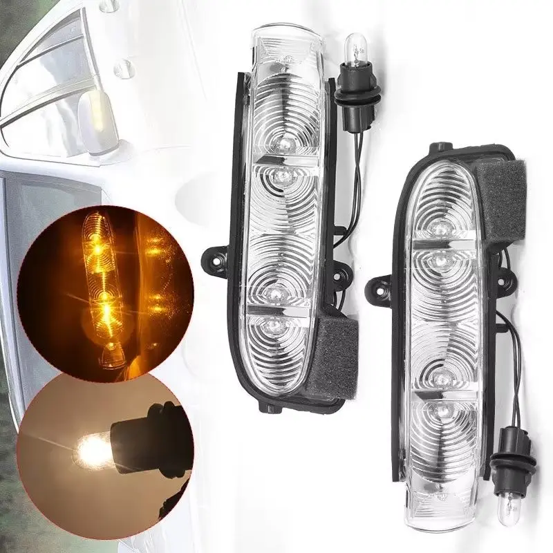 

Turn Signal Light RearView Side Mirror Indicator Light For Mercedes Benz W211 S211 W463 W461 C/E Class 2038201321 2038201421 New