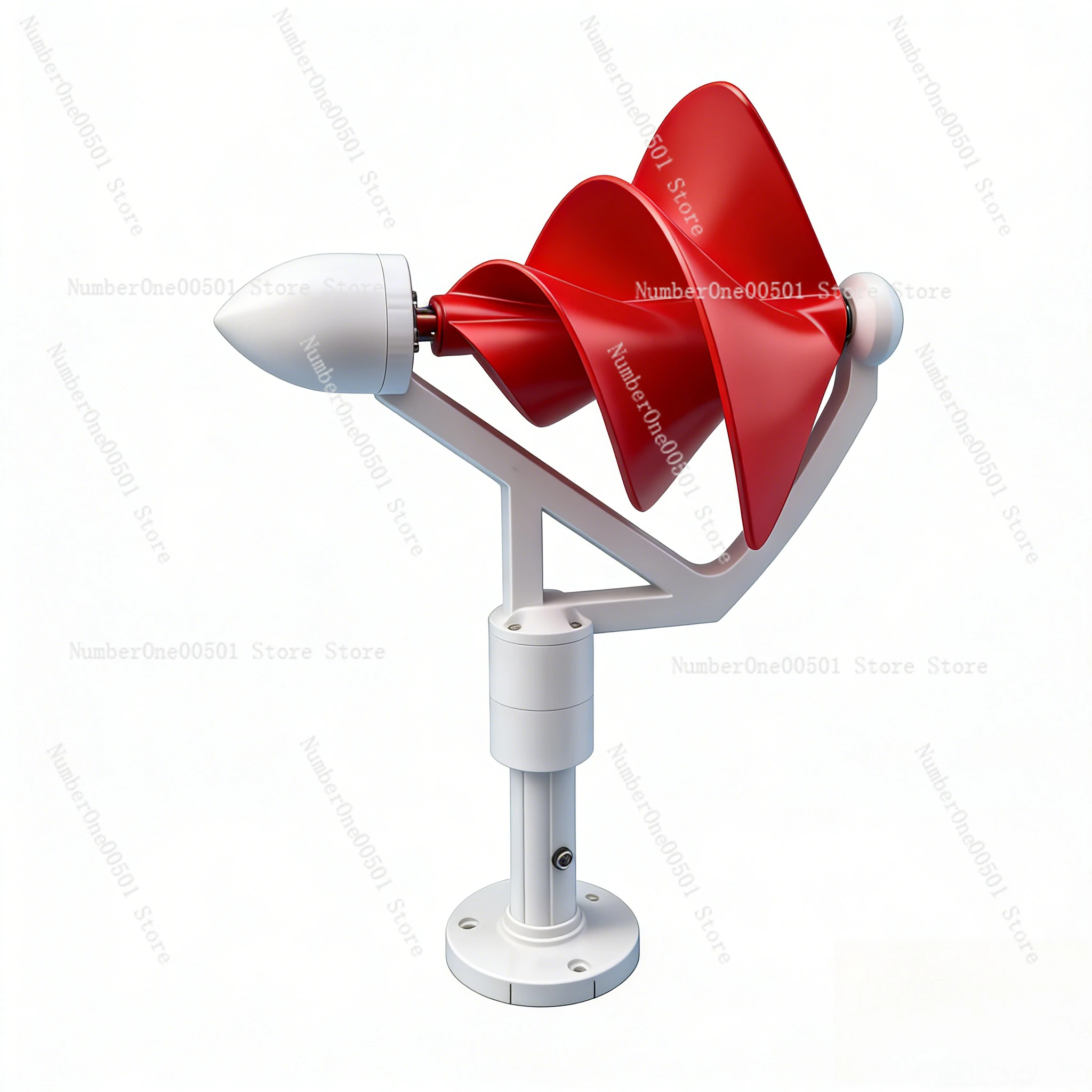 

50W Mini Archimedes Screw Wind Turbine Generator Three Phase Permanent Magnet Brushless DC Output High Efficiency. LBW095.