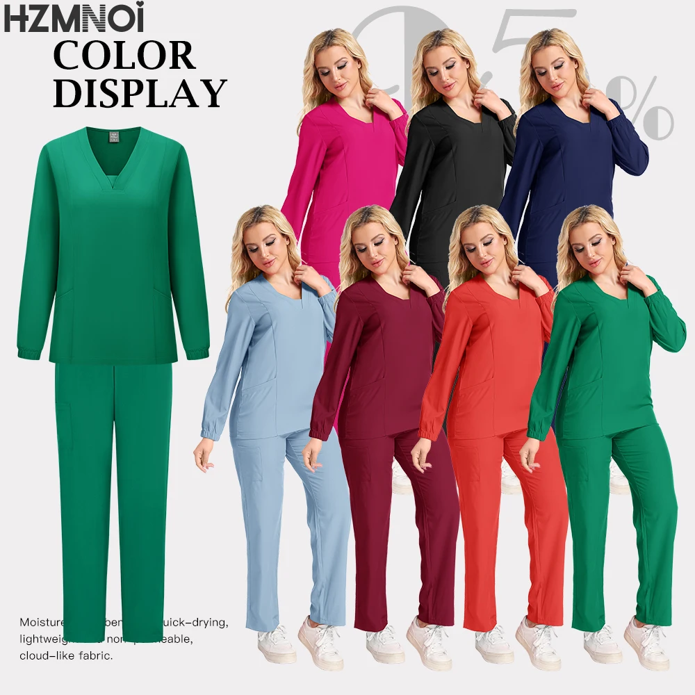 

New Medical Lab Coat Surgical Uniform Hospital Dentist Clinic Salon Pharmacy Pet Suit Scrubs Lab Coat Nurse Uniform Spa Uniform