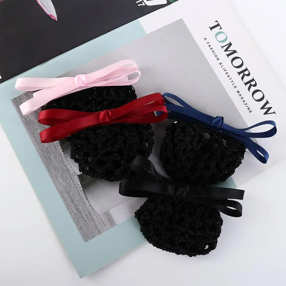 Cover Mesh Hair Net Office Hair Net Lady Dance Headdress Women Spring Clips Ponytail Clip Hairgrips Cover Net Korean Bun Snood