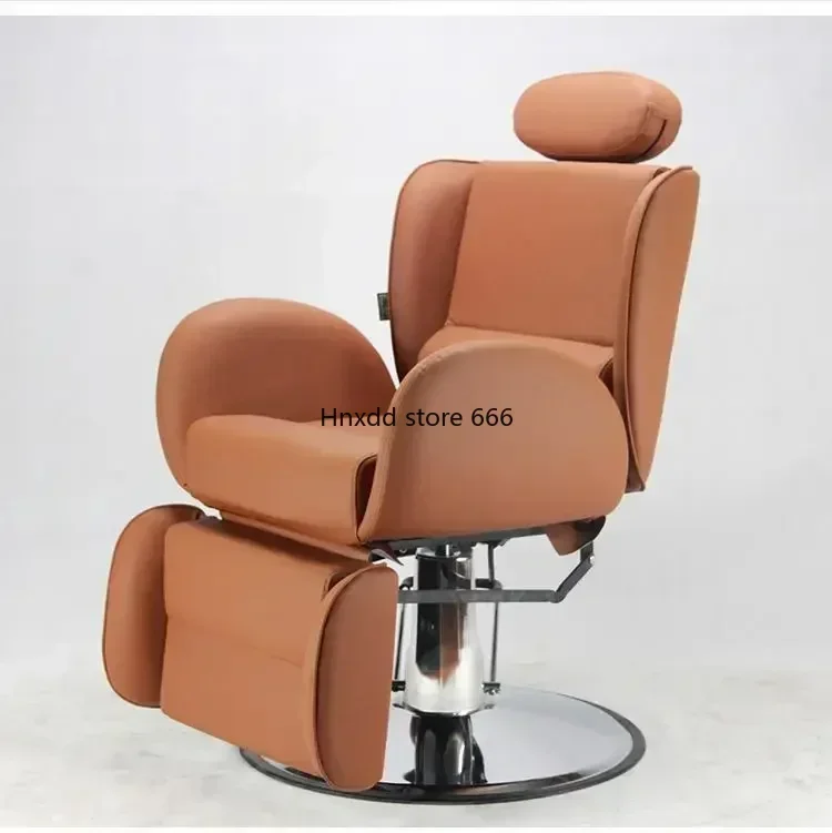 Retro Oil Head Hair Cutting Chair Lifting and Pouring Hot Dyeing Hairdressing Chair