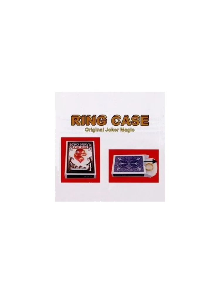 Ring Case By Joker Magic (Gimmick+DVD) Close-Up Magic Tricks Illusions Fun