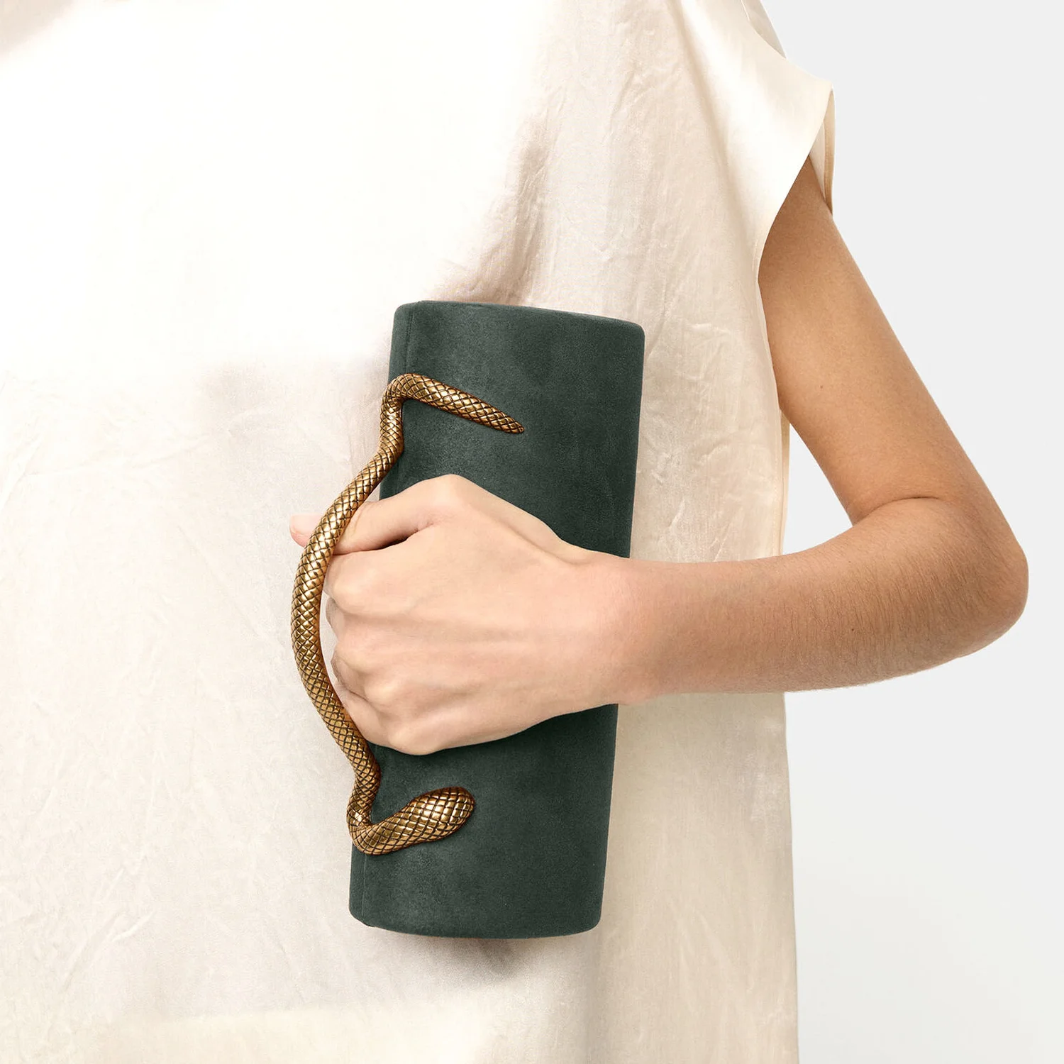 Gold Closure Box Clutch Bag Women Evening Wedding Party Cute Purse Bag Handbag 2025 Winter New Green Black Beige