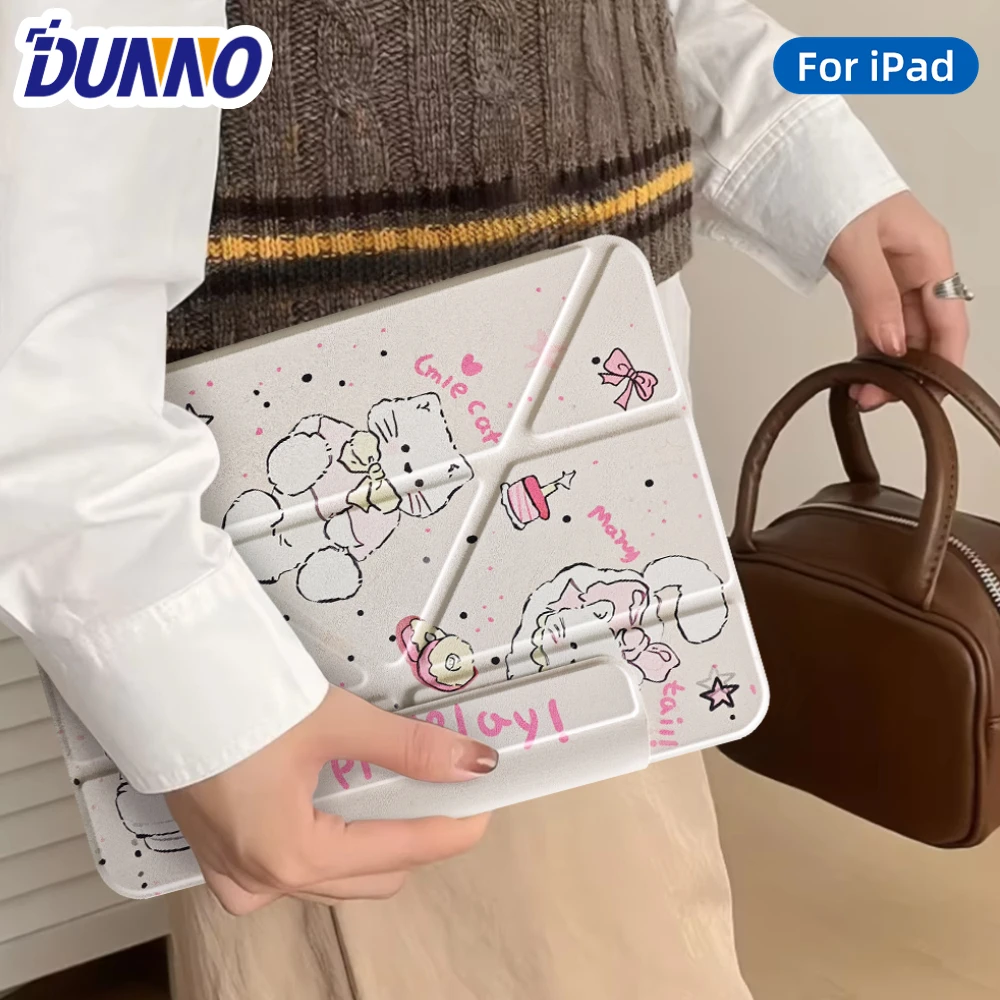 

Для iPad Air 11 13 M3 M2 A16 2025 Air 4/5/6th iPad Pro11 13 12.9 iPad 10-го поколения 7/8/9th 10.9 10.5 10.2 9.7 Магнитный чехол