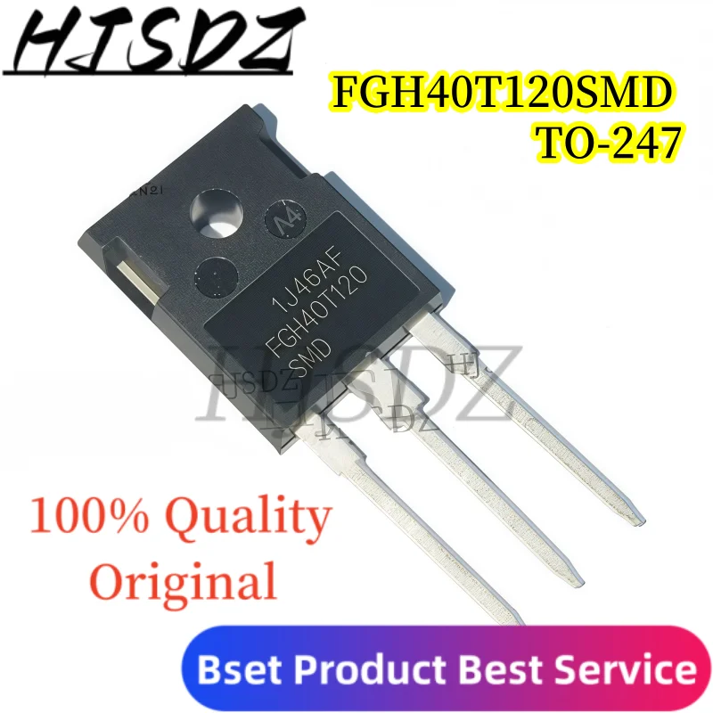 100% Quality Original【10-20-40PCS/LOT】FGH40T120SMD FGH40T120 transistor IGBT field-effect transistor