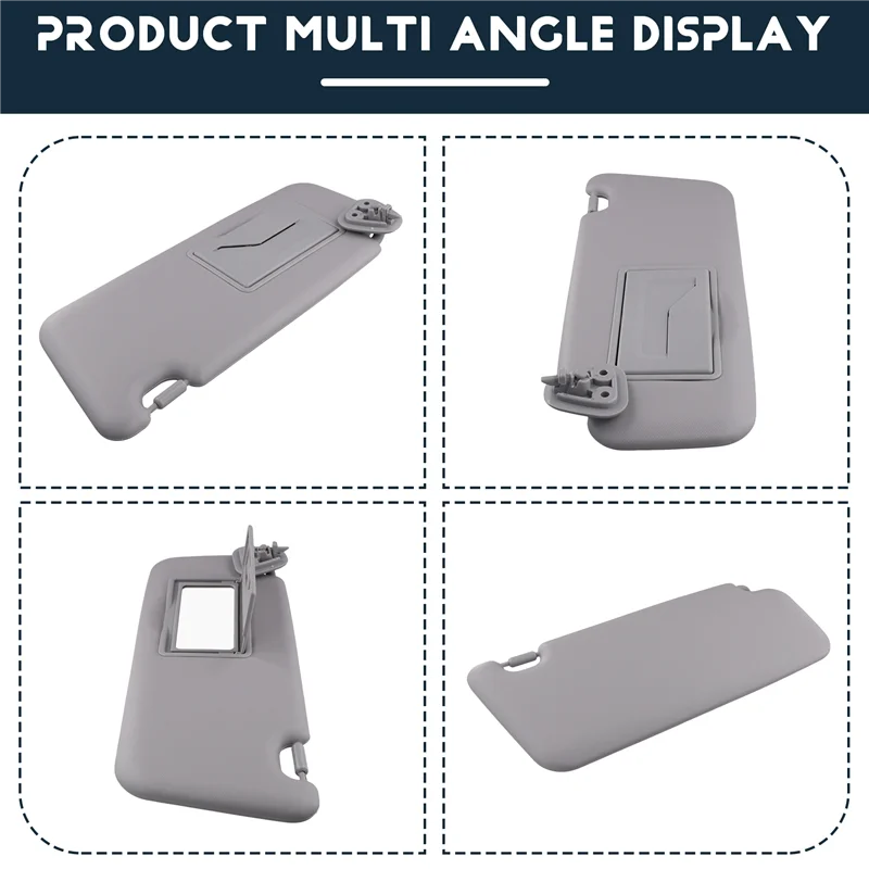 

Car Sun Visor Inside Sunshade Gray For Hyundai I30 I30CW 2008-2011-Boom