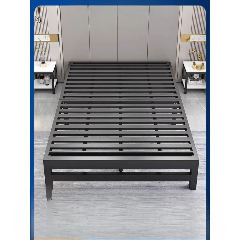 

Double bed modern simple 1.5 meters, iron frame single bed 1.8 iron bed