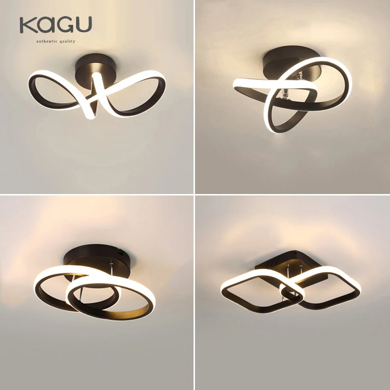 KAGU lampu plafon LED lorong Modern, lampu plafon untuk tangga, pintu masuk, koridor, balkon, pencahayaan dalam ruangan, lampu gaya minimalis, perlengkapan dapur