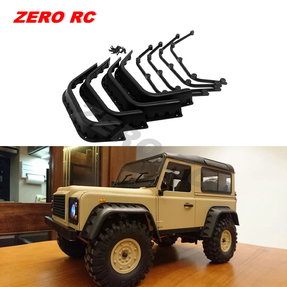 1/10 Fender Flares Wheel eyebrows For RC CAR Crawler RC4WD Gelande II D90 D110 JEEP Body Shell