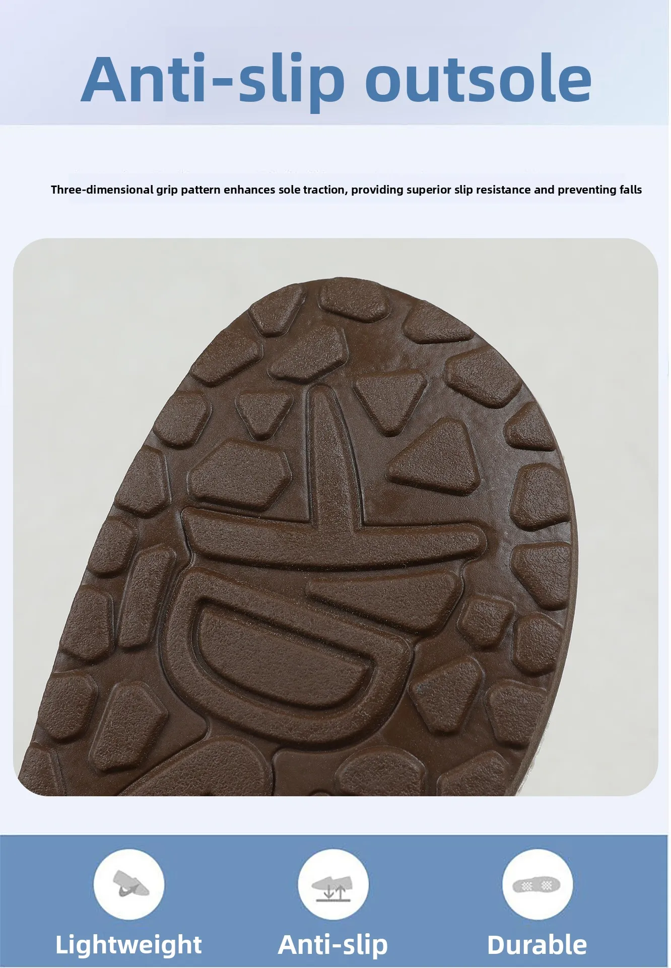 Runde Mary-Jane-Schuhe für Damen, atmungsaktives Mesh, lässige flache Schuhe, bequeme, rutschfeste Wanderschuhe – Detail 6