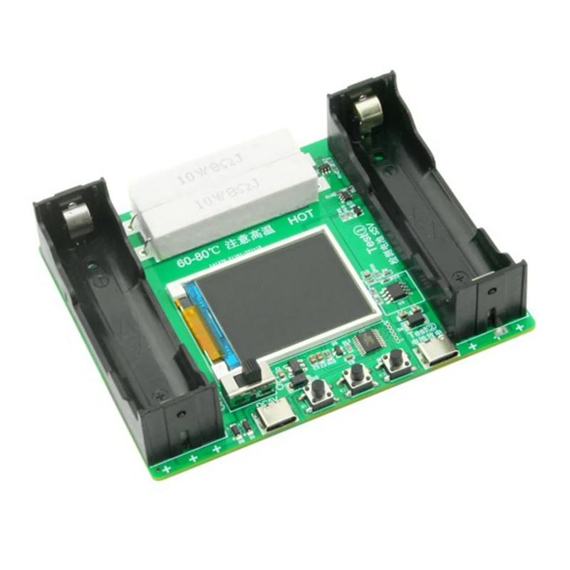 18650 Lithium Battery Capacity Tester Module Mah Mwh Type C Digital Battery Power Detector Module 18650 Battery Tester