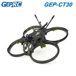 GEPRC GEP-CT30 Cinebot 30 Kit telaio in fibra di carbonio da 3 pollici con protezione dell'elica per RC FPV Freestyle Cinewhoop Quadcopter droni fai da te