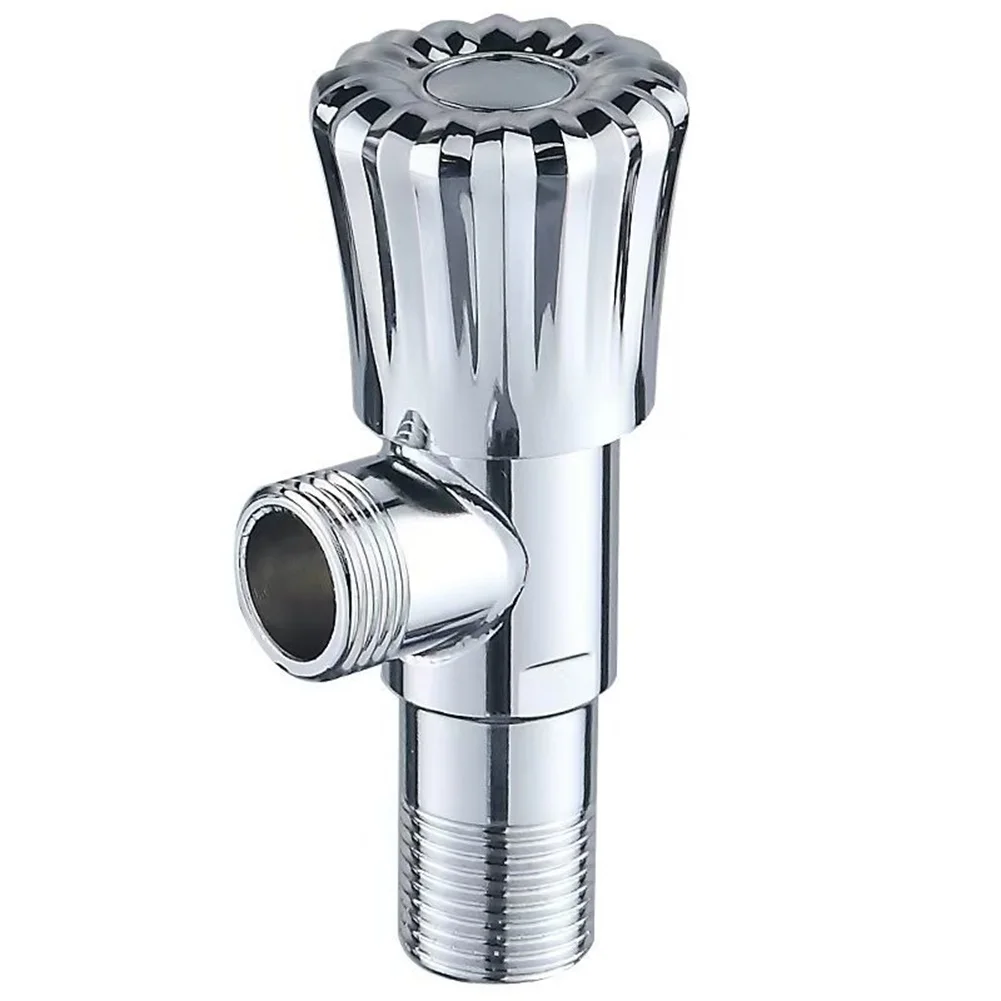 

Stainless Steel Angle Valve Featuring Ball Valve for Kitchen Bathroom Toilet Water Systems with Standard G1/2 Thread