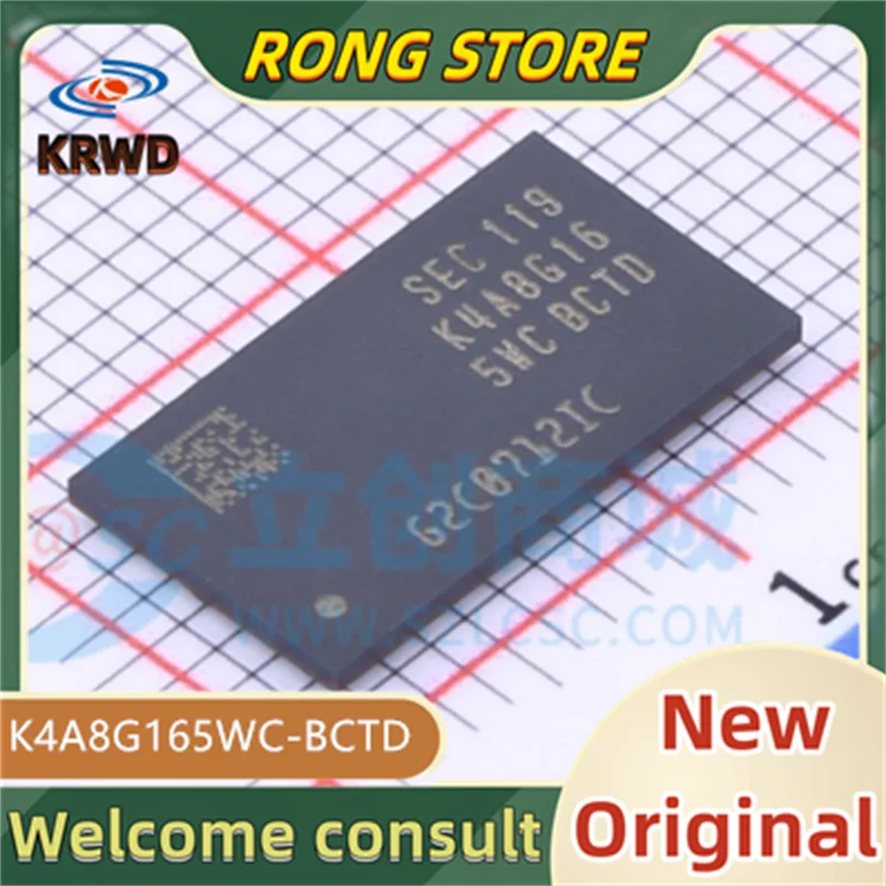

(5 шт.) новый и оригинальный чип IC K4A8G165WC-BCTD K4A8G165WC K4A8G165 K4A8G165WC-BCTD000 K4A8G16 BGA96