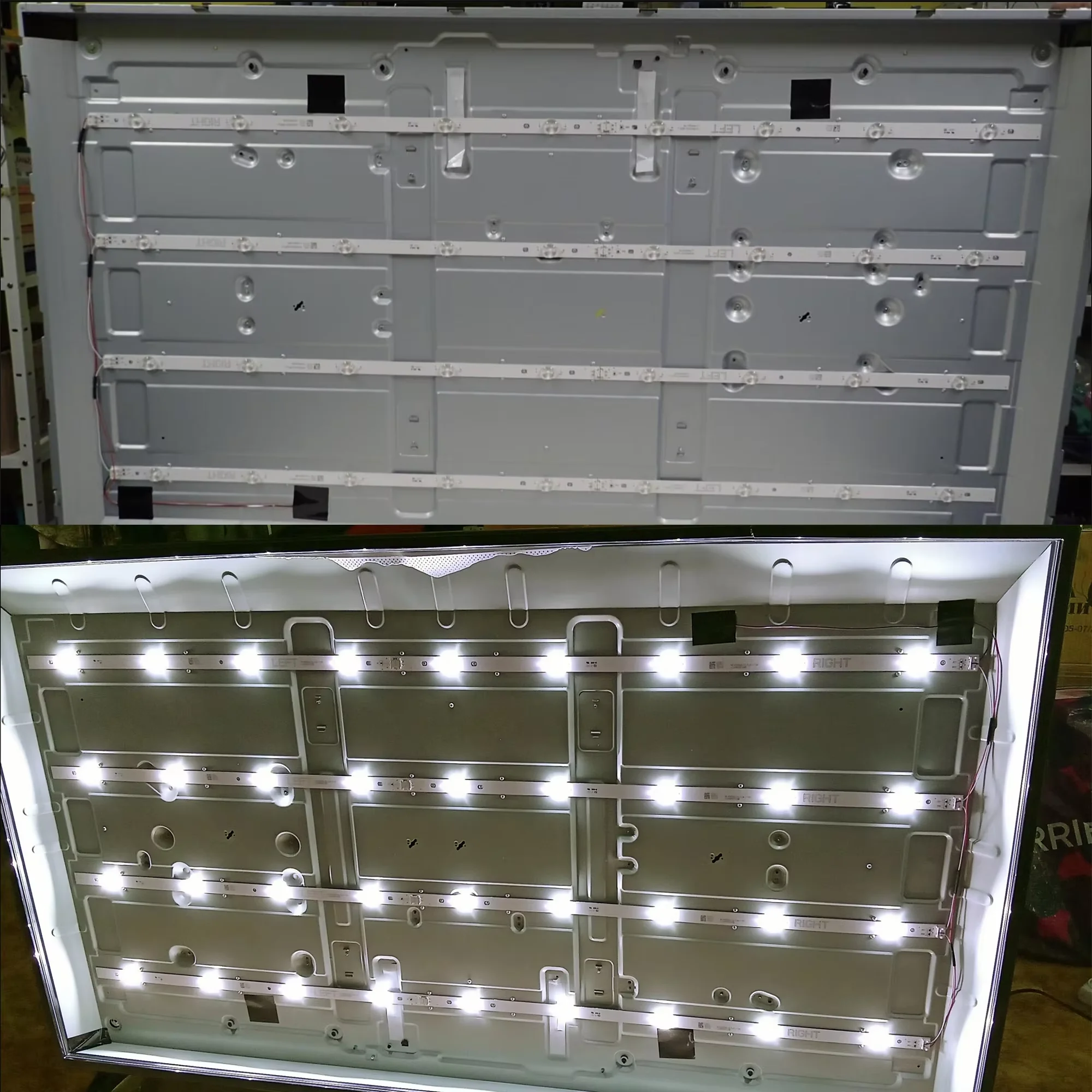 Striscia LED per 49UK6300PUE 49UK6350PUC AGM76589501 NC490DUE-AAFX1 NC490DGG-AAFX1 NC490DGG-AAFX2 NC490DGG-AAFX3 HC490DGG-ABWL2