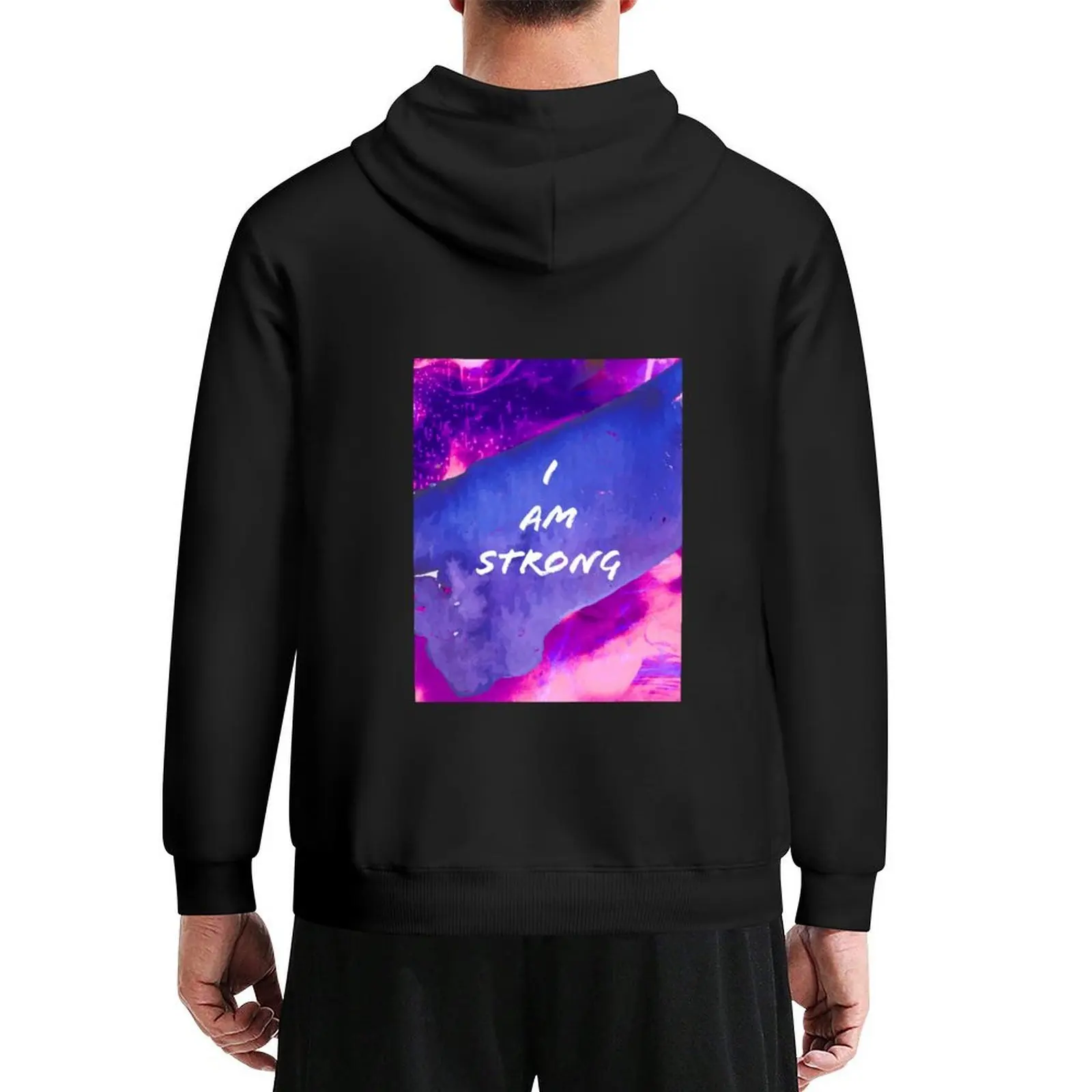 

I AM STRONG | Self Love Affirmation Art by Alana Vera Hoodie anime clothes anime clothing hoodies for men high quality