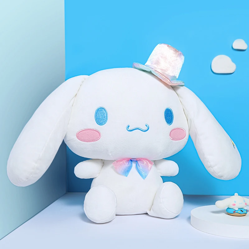 Sanrio Kawaii kolorowe Cinnamoroll Cartoon śliczne nadziewane zabawki Plushier miękka poduszka prezent urodzinowy pluszowe lalki prezent dla