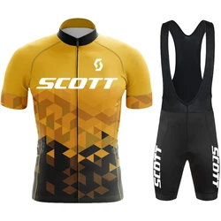 SCOTT Maillot Cycling Man Mtb Clothing Men Men's Shorts Mountain Bike Jerseys Bycicle Mens Cycling Jersey 2025 Bicycle Pants