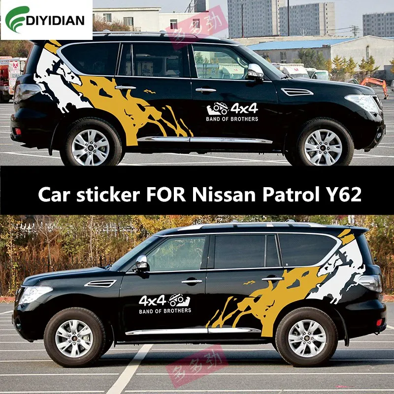 

Car stickers FOR Nissan Patrol Y62 2010-2022 appearance modification personality fashion decal film accessories