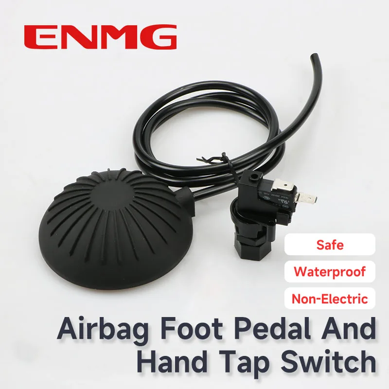 ENMG Airbag Foot Switch FS901 – Waterproof, Dustproof &Oil-Resistant Pedal Switch with Self-Locking and Momentary Reset Functio