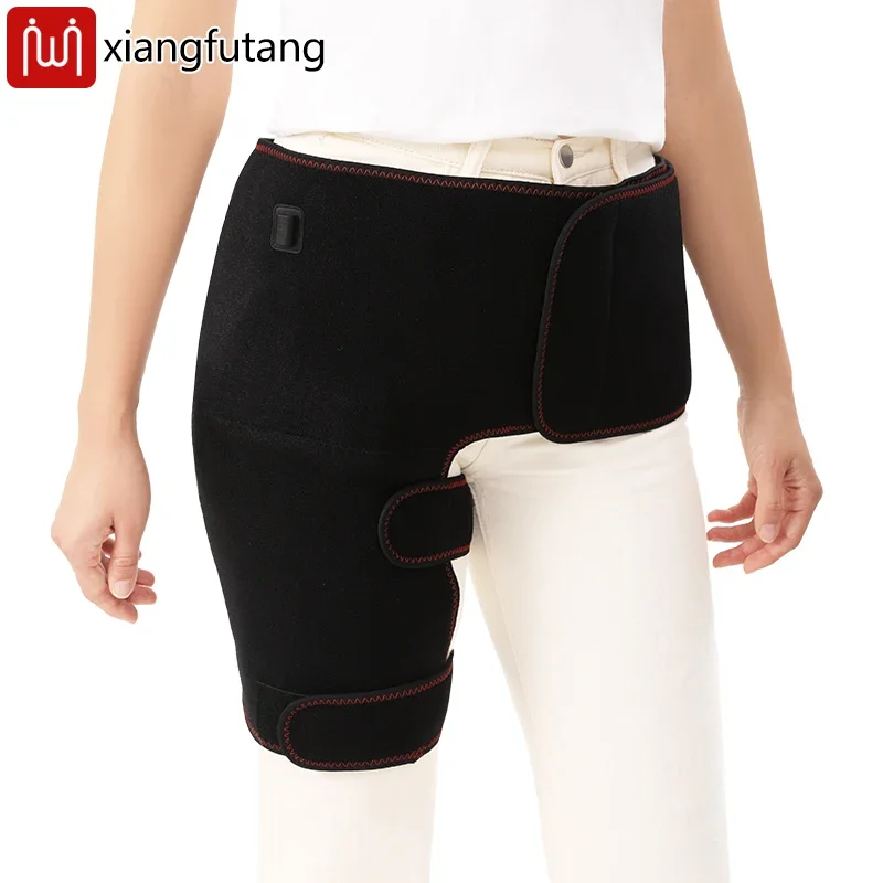 

Исцеляющий беспроводной бандаж для поддержки бедер с массажером для облегчения боли при ишиасе, терапия нижней части спины, грелка для бедер для физического дома