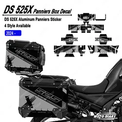 For VOGE Valico DS525X BLACK KNIGHT EDITION LOBOO DS525X 525DSX DSX525 525 DSX Aluminum Alloy Box Sticker Side Case Decals