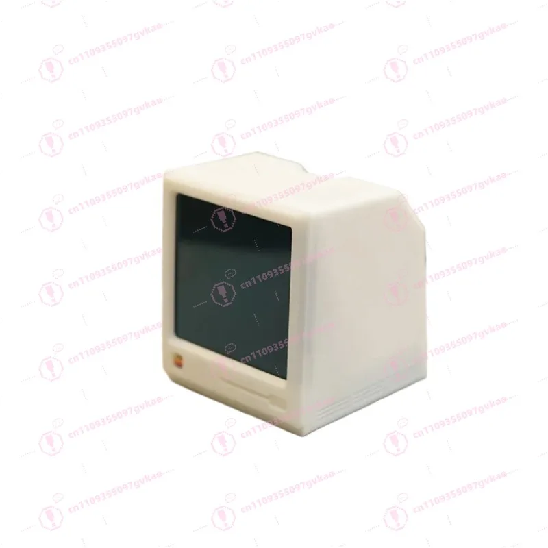 3.8-Inch Small Tv Retro Computer 423Ppi Secondary Screen External Screen Monitor Desktop Ornament with Battery