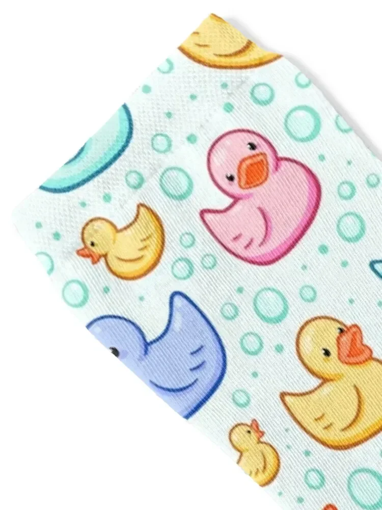 Rubber Duckie Socks Stockings hiphop snow New year's Women Socks Men's