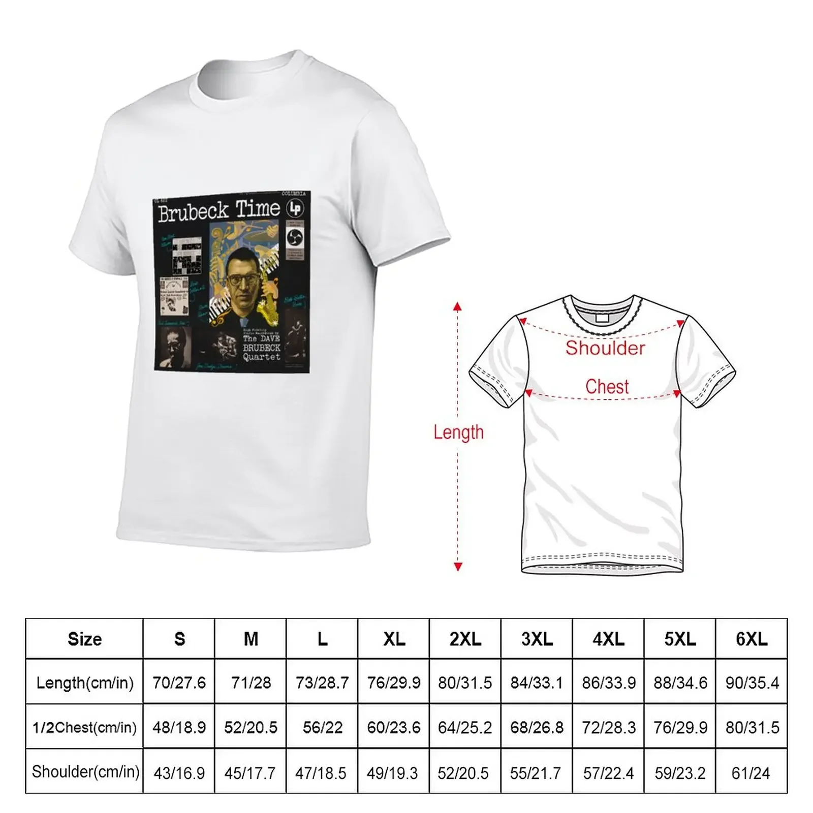 New Brubeck Time - Dave Brubeck Quartet T-Shirt graphic t shirt vintage custom shirt Men's t-shirt