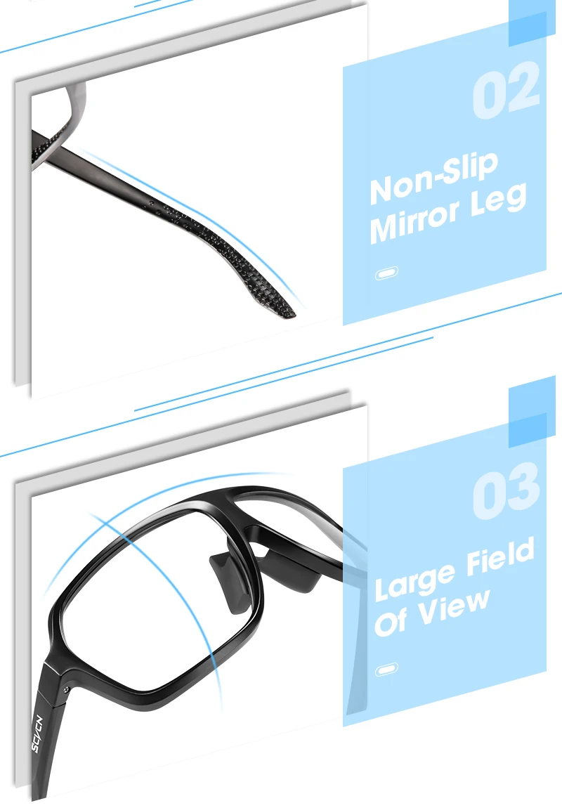 SCVCN Fahrbrille Radfahren Sonnenbrille Photochrome Männer Frauen Wandern Reiten Winddichte Schutzbrille UV400 Schutz Sportbrille – Detail 18