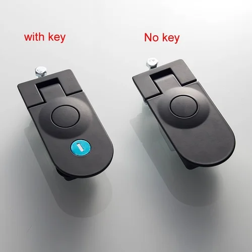 Imagen 2 del producto MS609, cerradura plana de caja de Metal, cerraduras de palanca de puerta de gabinete de caja de distribución, cerraduras de puerta comprimidas industriales