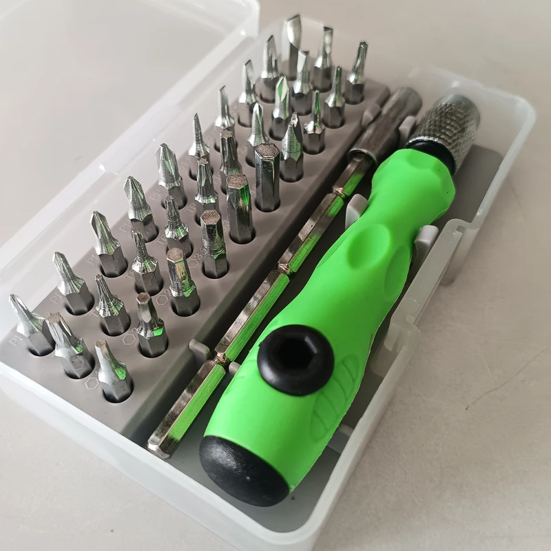 Gadgets super legais, estocagem de material, chave de fenda, presente de Natal para papai, vovô, marido, namorado, 32 em 1, 2 conjuntos