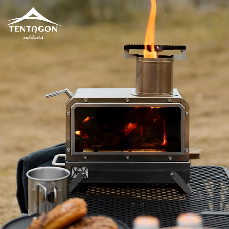 

Уличная портативная складная угольная печь из нержавеющей стали, удлиненный нагреватель для дымохода, курильницы, съемный зимний обогреватель