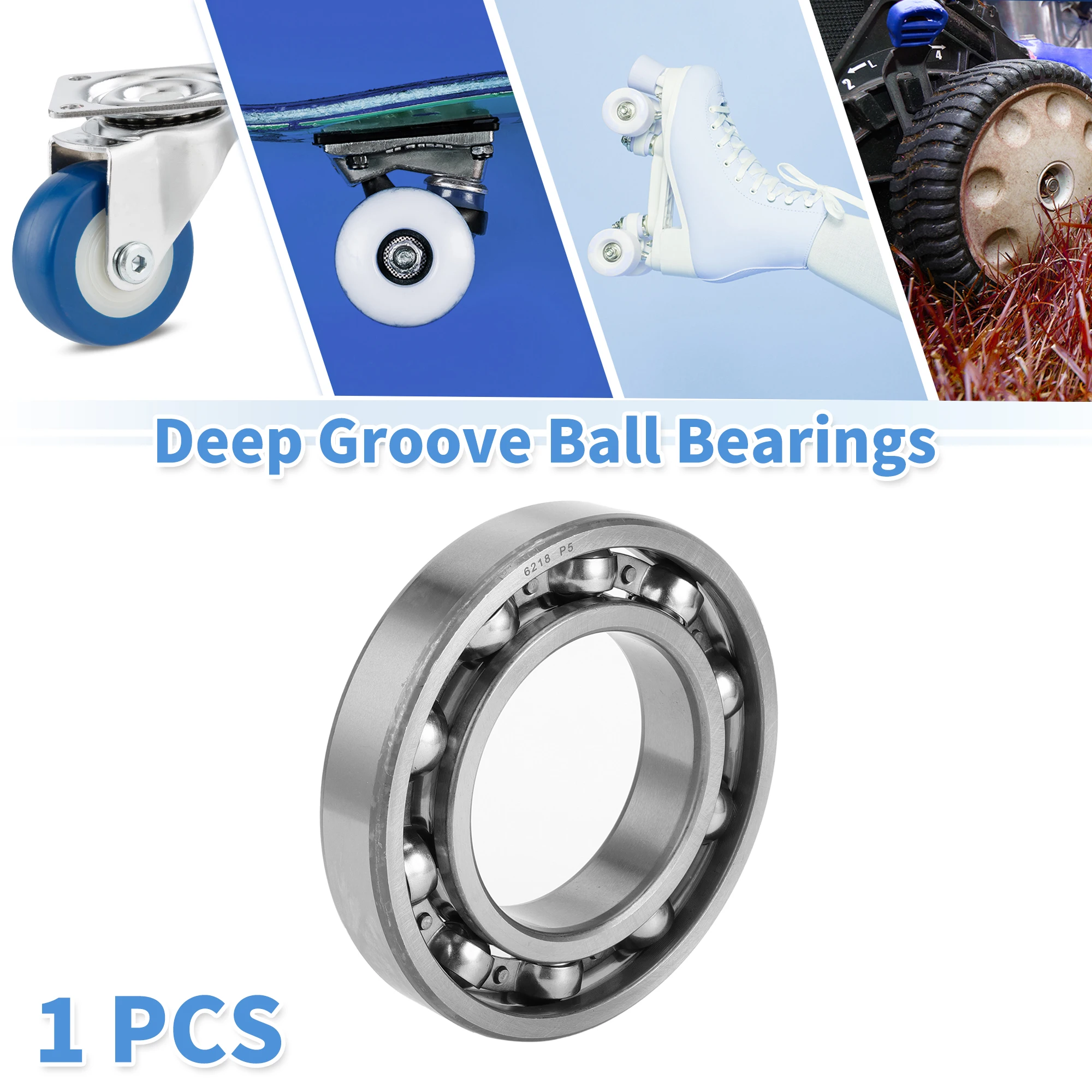 

Motoforti 6218 и радиальные шарикоподшипники P5 90x160x30 мм смазочные подшипники открытого типа серебряного тона колесо для скутера и скейтборда