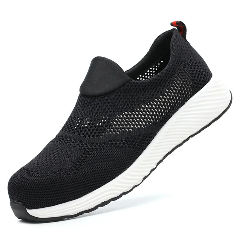 Zomer Mesh Lichte Werk Sneakers Stalen Neus Beschermende Veiligheidsschoenen Mannen Vrouwen Ademende Bouwschoenen Werklaarzen Mannen