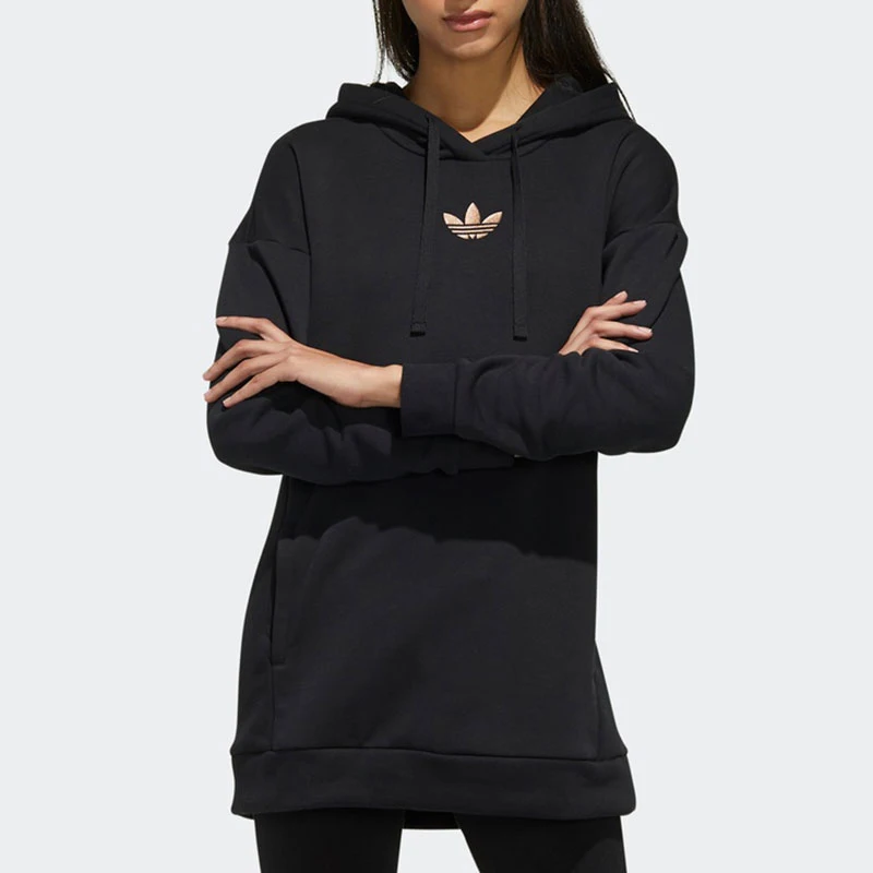 

Оригинальная женская спортивная повседневная классическая толстовка Adidas Trefoil с воротником-стойкой GH7776