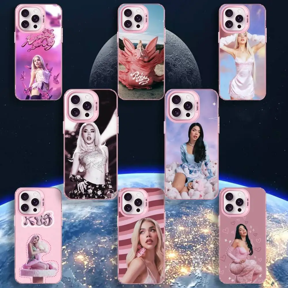

K-Kenia OS Phone Case For iPhone 16,15,14,13,12,11,Mini,Pro,MAX Pink Matte Shockproof Cover