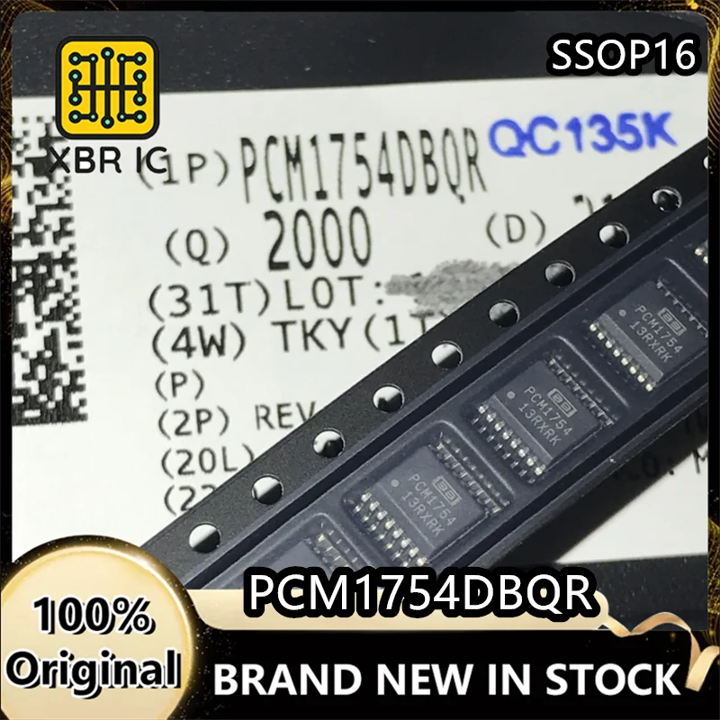 

(20/50 pieces) PCM1754DBQR PCM1754 digital-to-analog converter chip SSOP16 new original authentic spot fast delivery