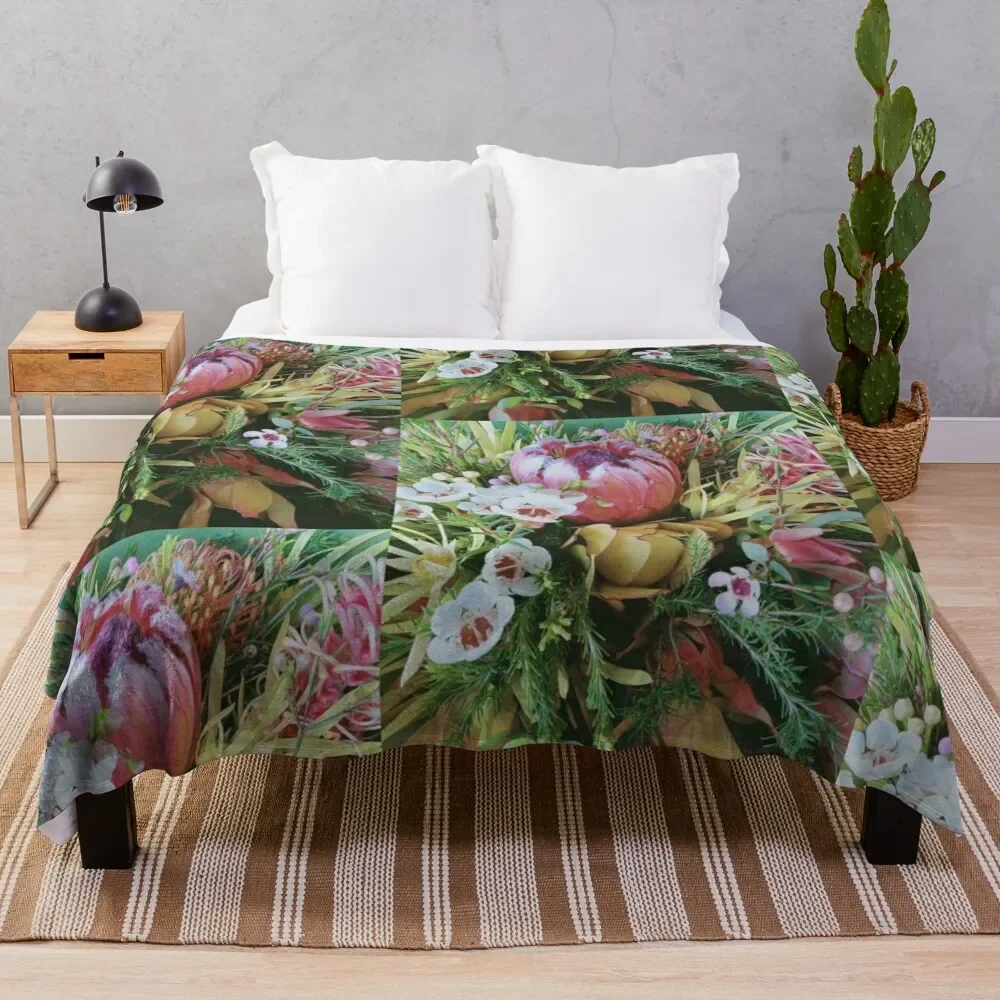 

Australian native flora Throw Blanket Retros Soft Blankets