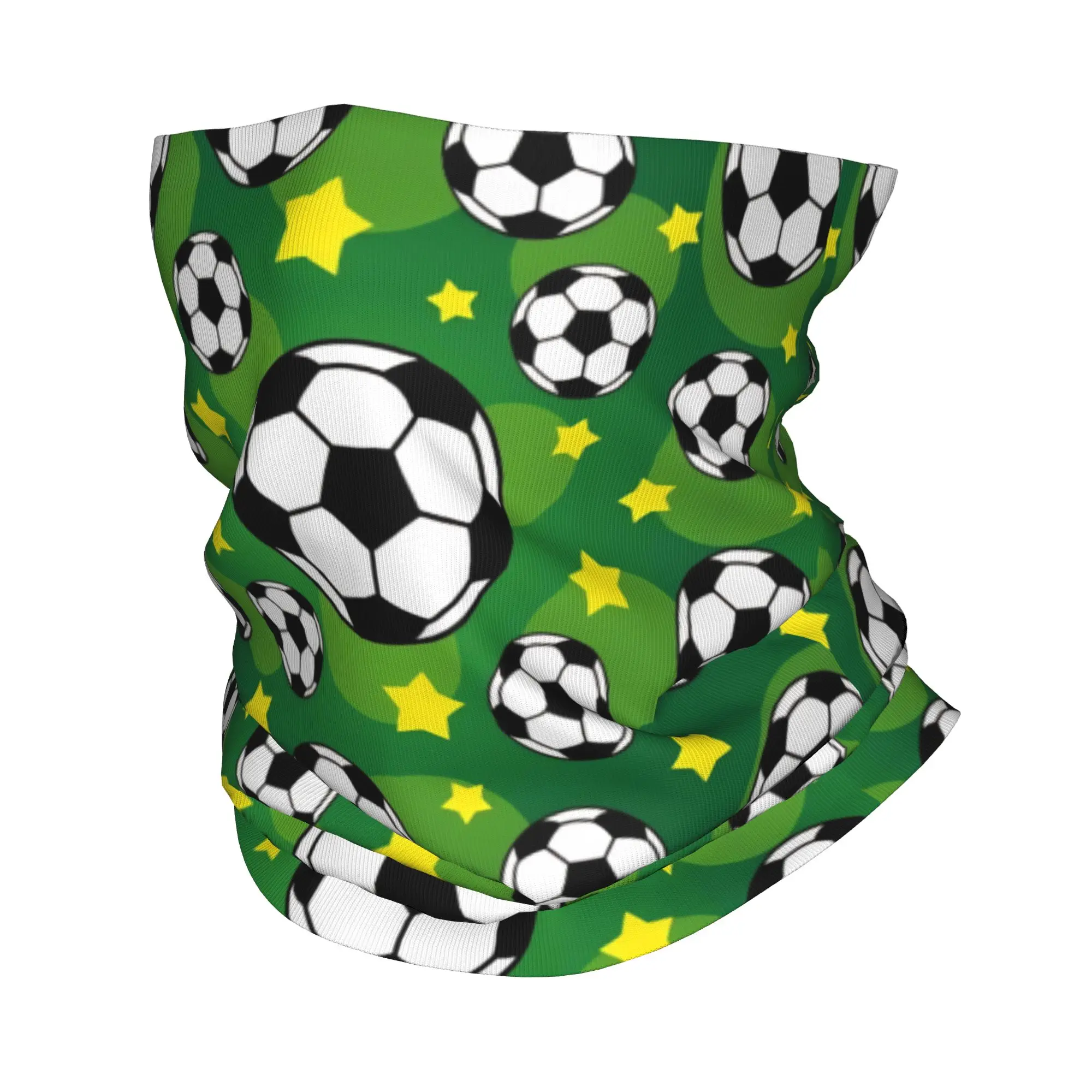 Football Soccer Patten Bandana Neck Gaiter Printed  Wrap Scarf Multi-use Balaclava Outdoor Sports Unisex Adult Windproof