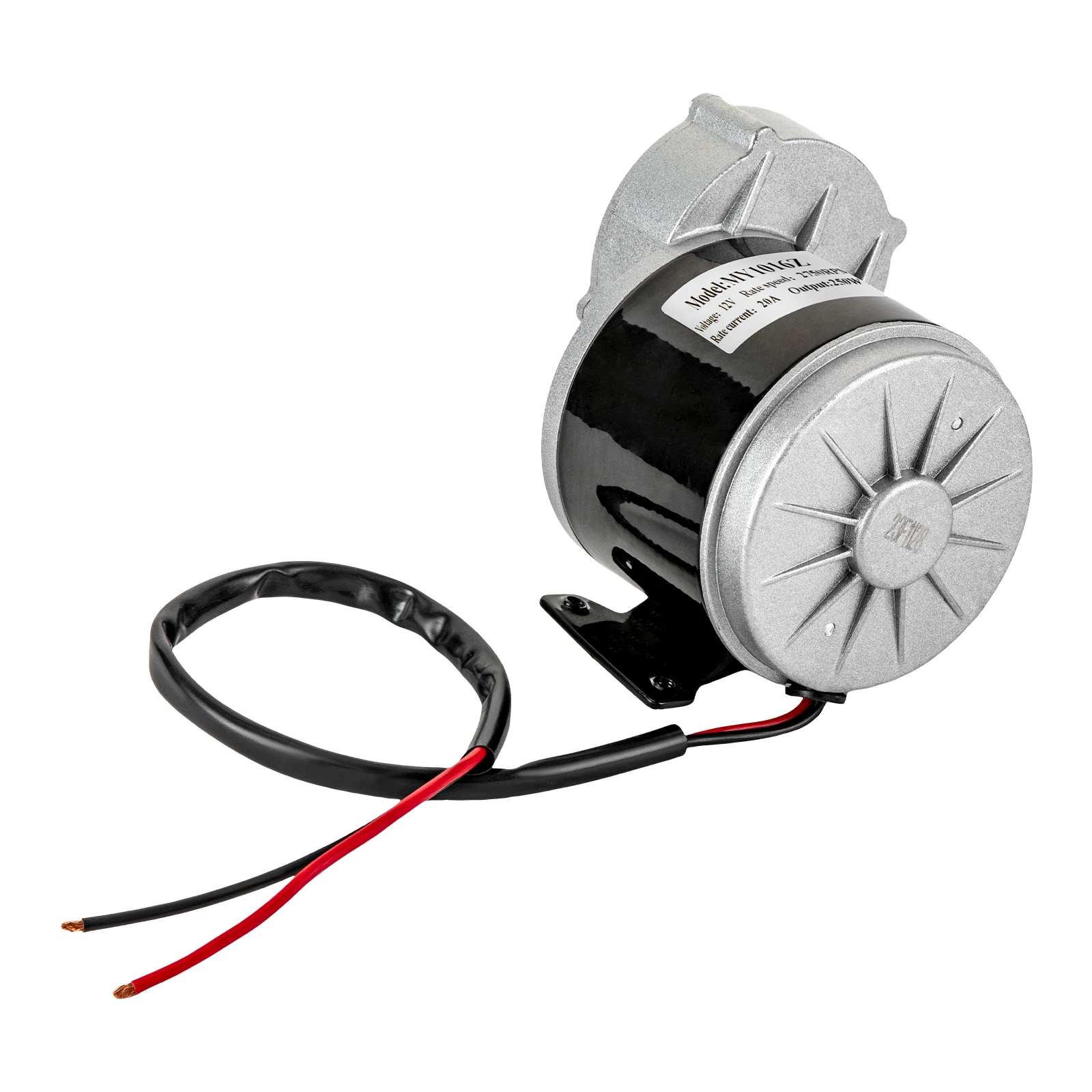 12V 250W Brushed DC Gear Reduction Electric Motor with Reductor for Electric Bicycle Moped