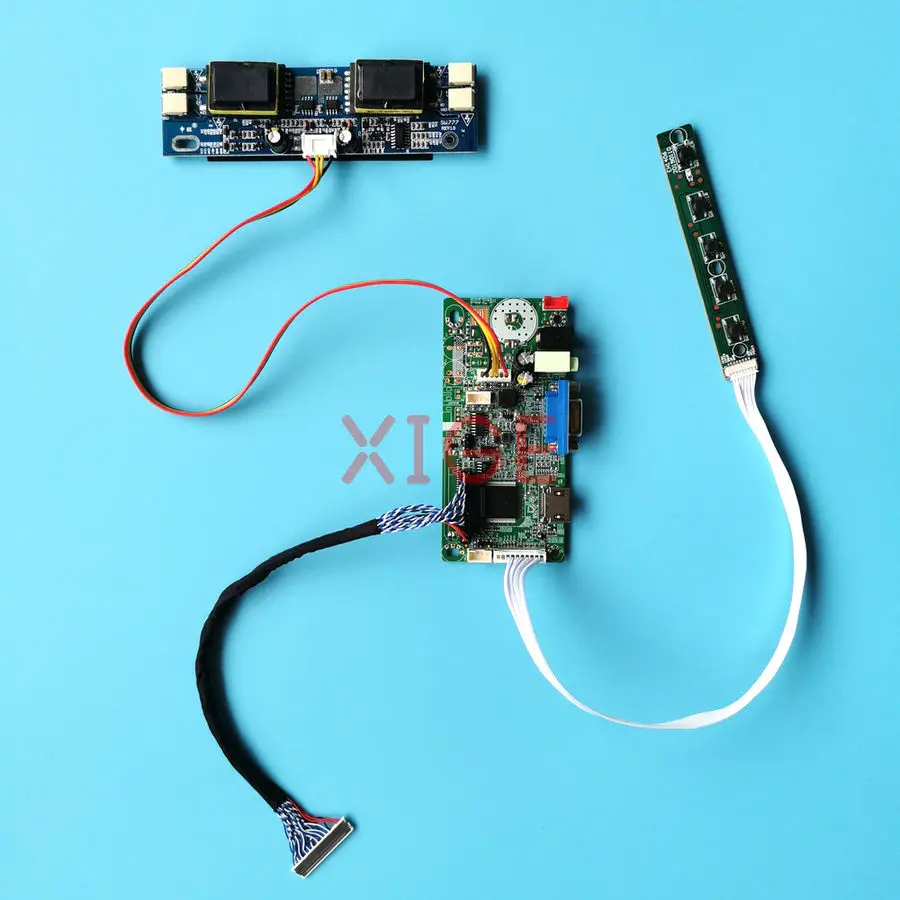 

For M170E6 M170E7 M170E5 MT170EN01 Monitor Controller Drive Board Kit 4-CCFL HDMI-Compatible VGA LVDS 30-Pin 1280*1024 1280x1024