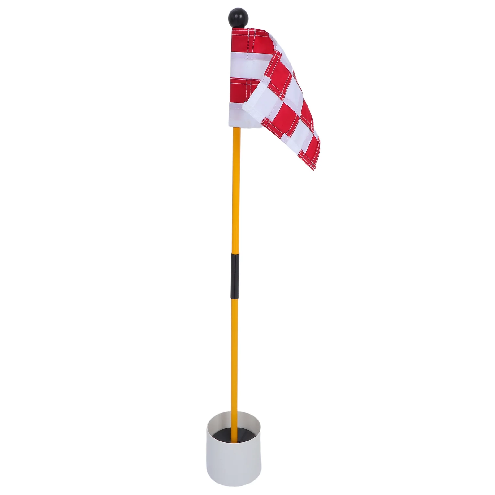 

Golf Flagpole Kit Bright Nylon Flag Durable Outdoor Training Aid Accuracy Golf Practice Tools Set Swing Efficiency