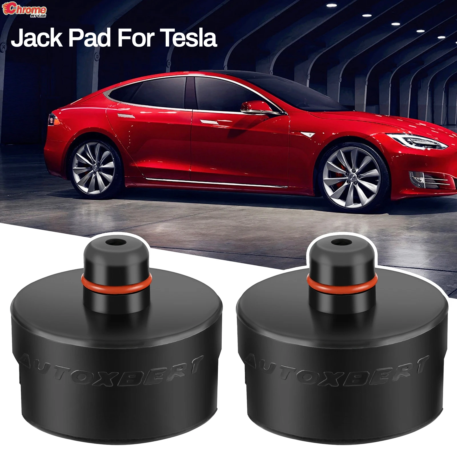 Adaptador de soporte de elevación de coche, herramienta de reparación, Protector de marco para Tesla Model S X, chasis de soporte resistente al desgaste, 2 uds.