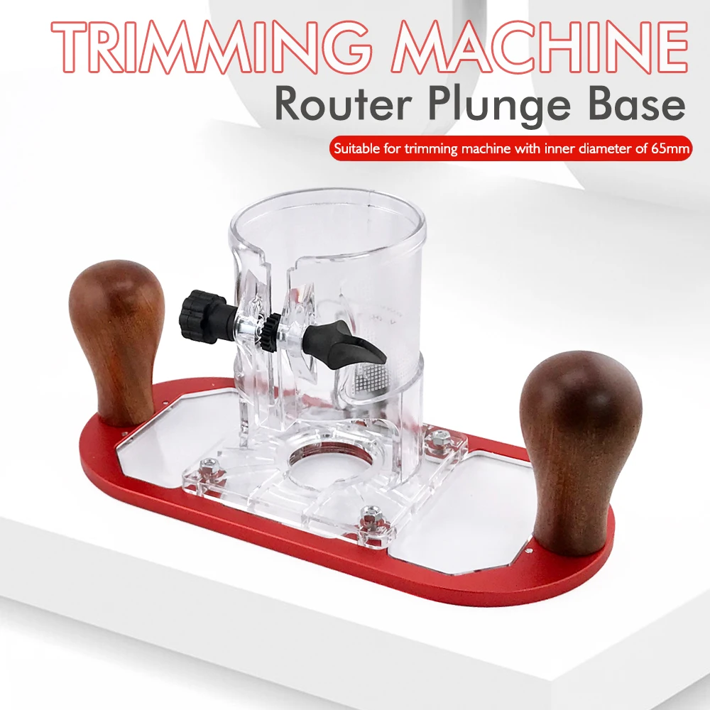 

Edge Trimming Machine Inverted Base Refit with Transparent Cover Woodworking Small Gong Machine Engraving Machine Accessories