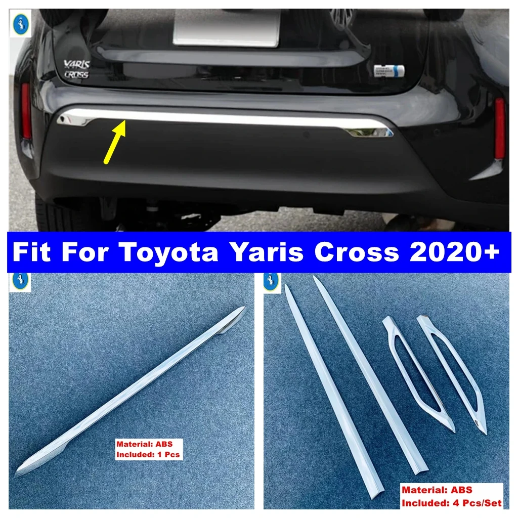 

Door Molding Body Strip Streamer Rear Trunk Tailgate Bumper Door Decoration Panel Cover Trim For Toyota Yaris Cross 2020 - 2023