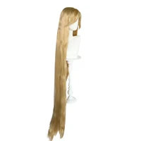 Peluca rubia sintética para mujer, pelo Extra largo, peluca de princesa, Cosplay diario, fiesta de vacaciones, disfraz