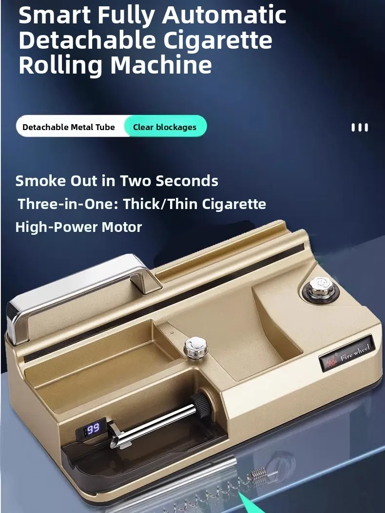 

Home Use Automatic Manual Cigarette Making Machine for Thick Medium And Thin Cigarettes 55mm Size Variety