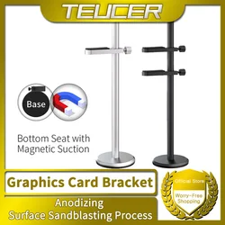 TEUCER GH-1 Aluminum Alloy Graphics Video Stand GPU Support Jack Desktop PC Case Bracket Cooling Kit Video Cards Holder